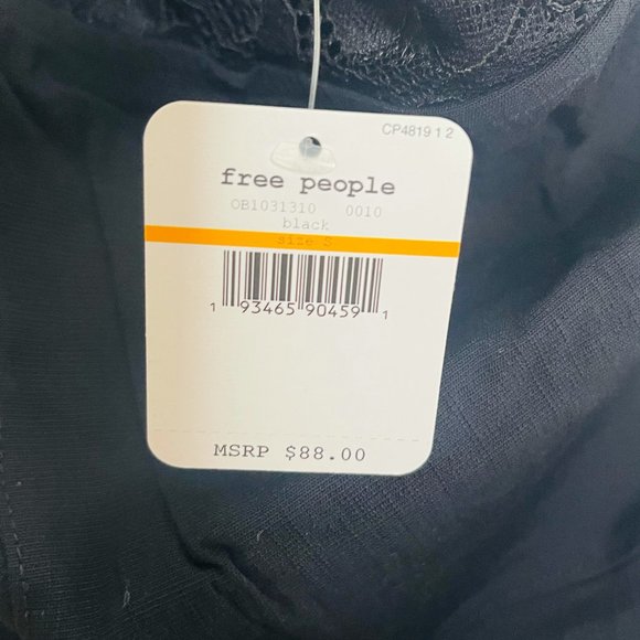 Free People Premonition Bodycon Dress in Black S - Picture 10 of 10